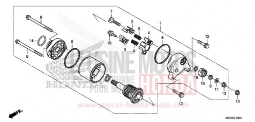 MOTEUR DE DEMARRAGE CRF450RXL de 2020